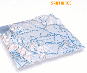 3d view of Santa Ines