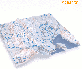 3d view of San Jose