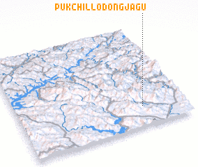 3d view of Pukchil-lodongjagu