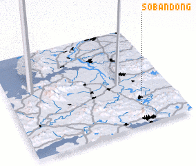 3d view of Sŏban-dong