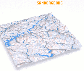 3d view of Sambong-dong