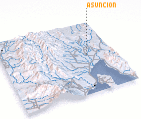 3d view of Asuncion