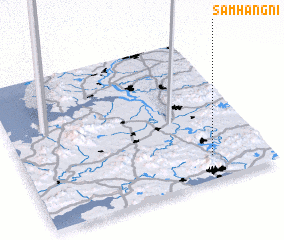 3d view of Samhang-ni