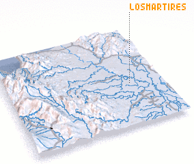 3d view of Los Martires