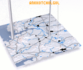 3d view of Ankkotchŏl-gol