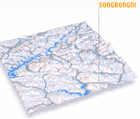 3d view of Sŏngbong-ni