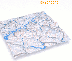 3d view of Ohyŏn-dong