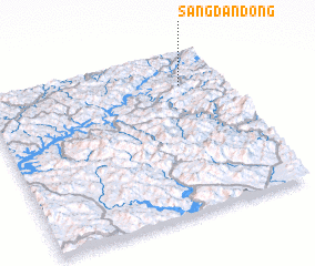 3d view of Sangdan-dong