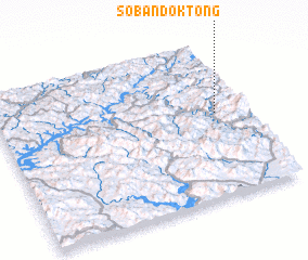 3d view of Sobandŏk-tong