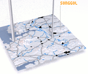 3d view of Sŏng-gol