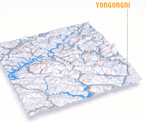 3d view of Yŏngung-ni