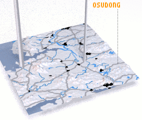 3d view of Ŏsu-dong