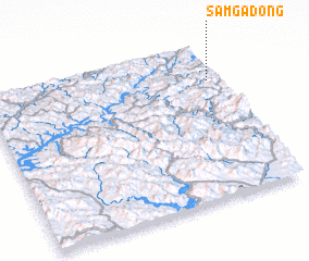 3d view of Samga-dong