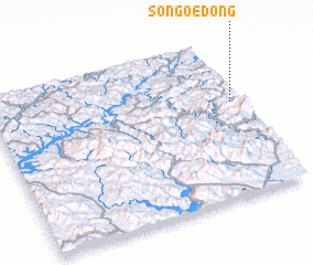3d view of Sŏngoe-dong