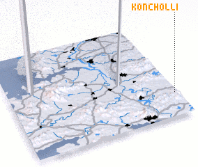 3d view of Kŏnch\
