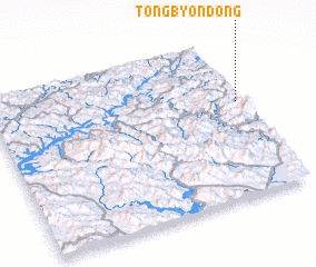 3d view of Tongbyŏn-dong