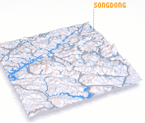 3d view of Sŏng-dong