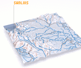 3d view of San Luis