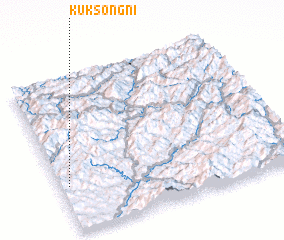 3d view of Kŭksŏng-ni