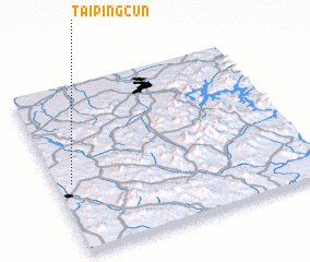 3d view of Taipingcun