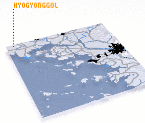 3d view of Hyogyŏng-gol