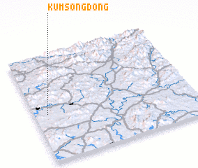 3d view of Kŭmsong-dong