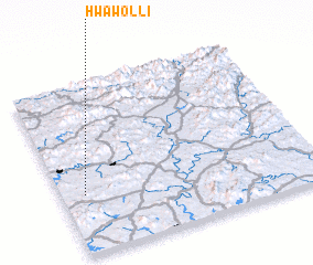 3d view of Hwawŏl-li