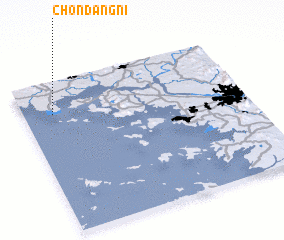 3d view of Chŏndang-ni