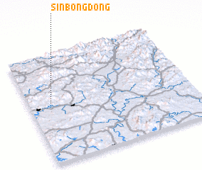 3d view of Sinbong-dong