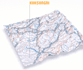 3d view of Kŭksŏng-ni