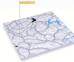 3d view of Dagangzi