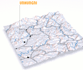 3d view of Unhŭng-ni