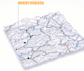 3d view of Hoehyŏn-dong