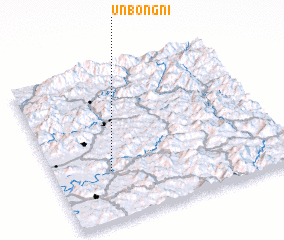 3d view of Unbong-ni