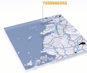 3d view of Yŏnhwa-dong