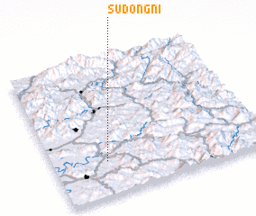 3d view of Sudŏng-ni