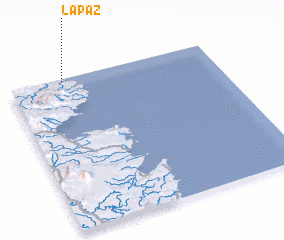 3d view of La Paz