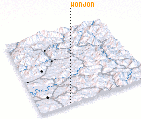 3d view of Wŏnjŏn