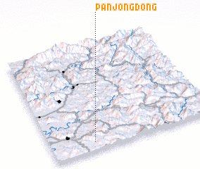 3d view of Panjŏng-dong