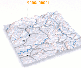 3d view of Songjŏng-ni