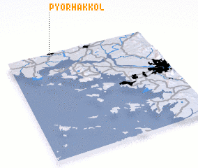 3d view of Pyŏrhak-kol