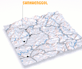 3d view of Sanhaeng-gol