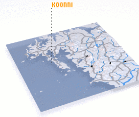 3d view of Kŏon-ni