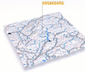3d view of Kogae-dong