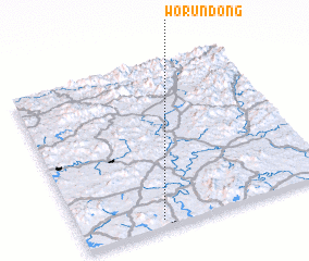 3d view of Wŏrŭn-dong