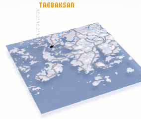 3d view of Taebaksan