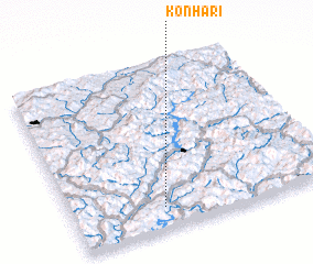 3d view of Kŏnha-ri