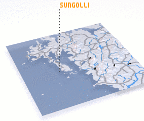 3d view of Sŭngŏl-li