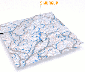 3d view of Sijung-ŭp