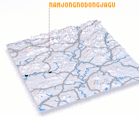 3d view of Namjŏng-nodongjagu